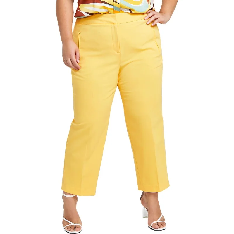 Classic Style Bar III Womens Plus Bi-r  Straight Leg Pants