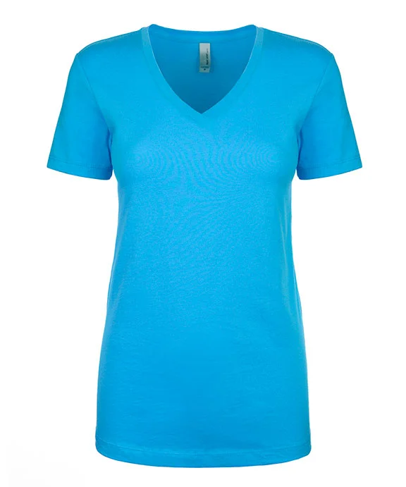 Personal Design N1540 - Next Level Ladies Ideal V-Neck T-Shirt | Turquoise
