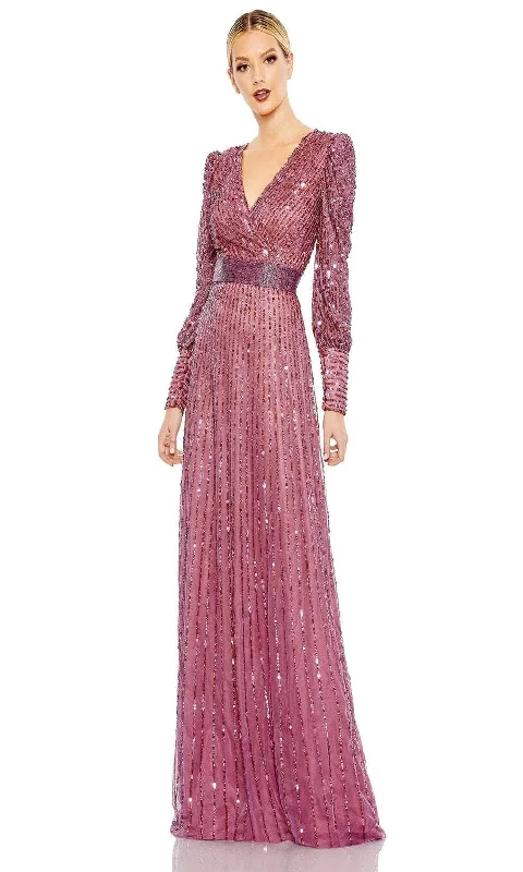 Windbreaker fashion Mac Duggal 5720 - Sequin A-Line Evening Dress