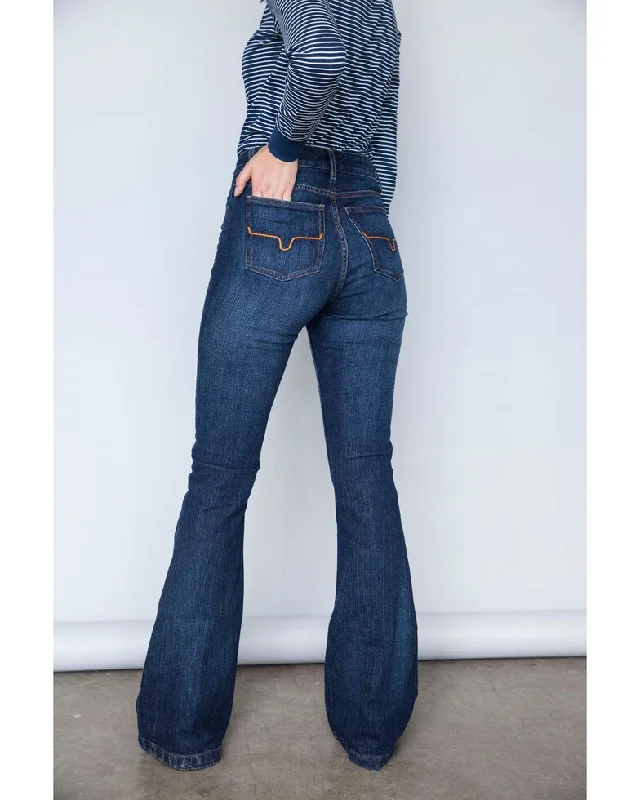 Age-reducing Style Kime's Ranch Jennifer Dark Wash Jean