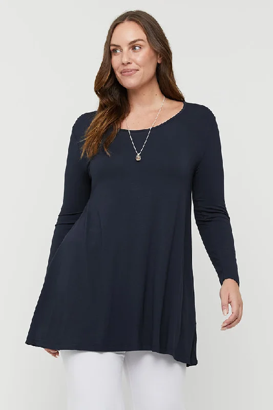 Classic style Leanne Tunic - Dark Navy