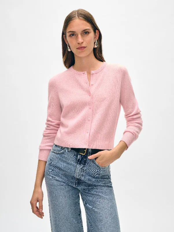 Cashmere Crewneck Cardigan