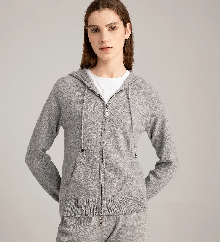 The Full Zip Cashmere Hoodie