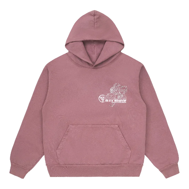 ONE PIECE FLAMINGO HOODIE (MUAVE)