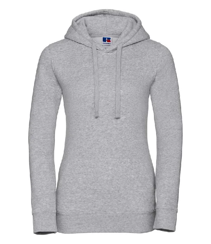 Russell Ladies Authentic Hooded Sweatshirt | Light Oxford