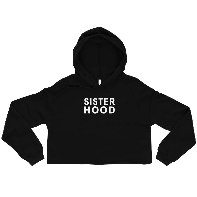 EVERYDAY FLEECE, COZY CHIC CROPPED HOODIE - SISTER HOOD