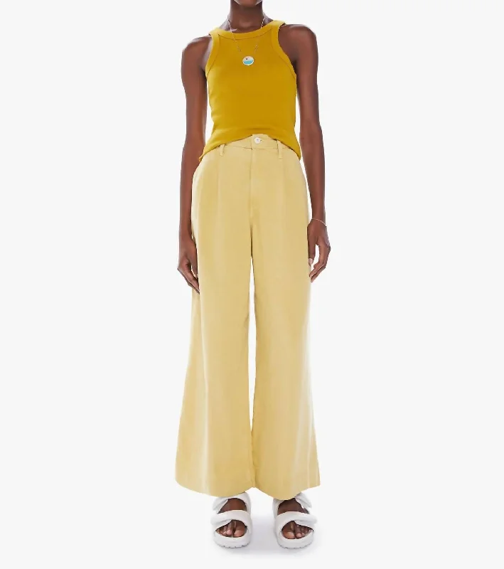 High Waist Pouty Prep Ankle Jean 1968 In Misted Yellow