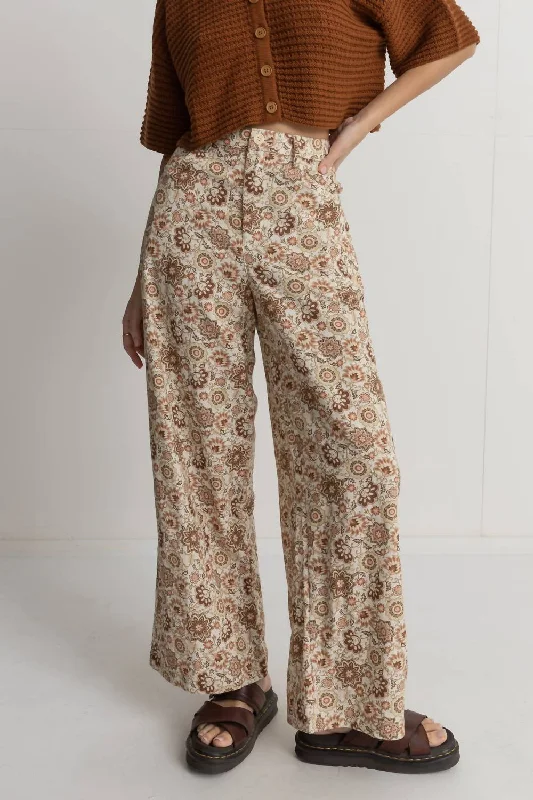 Raya Paisley Wide Leg Pant In Floral