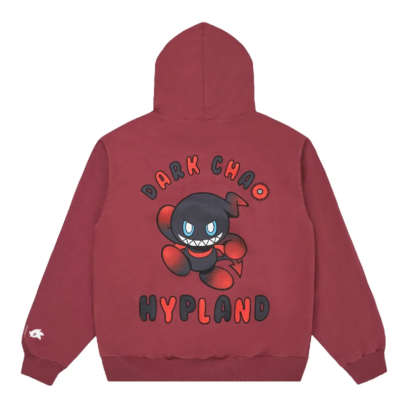 SONIC EVIL CHAO HOODIE (BURGUNDY)