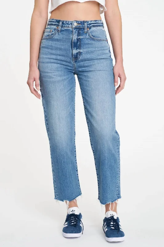 Women's Shut Down Sundaze Utility Crop Jeans In Blue