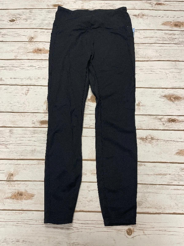 High Street Style Athletic Leggings By Cmf In Black, Size: M