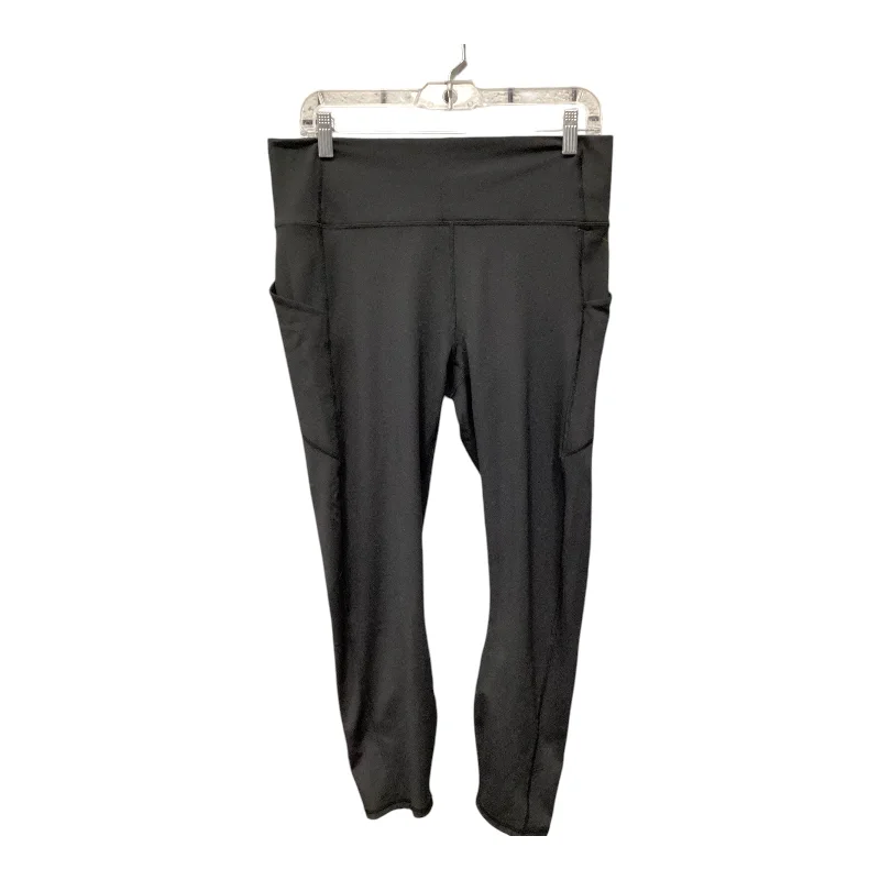 Exclusive Customization Athletic Leggings By Fabletics In Black, Size: Xl