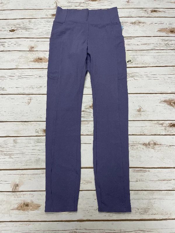 Youthful Street Fashion Athletic Leggings By Rei In Purple, Size: S