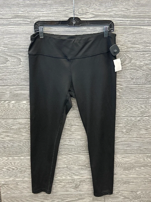 Sports Fashion Athletic Leggings By Velocity In Black, Size: Xl