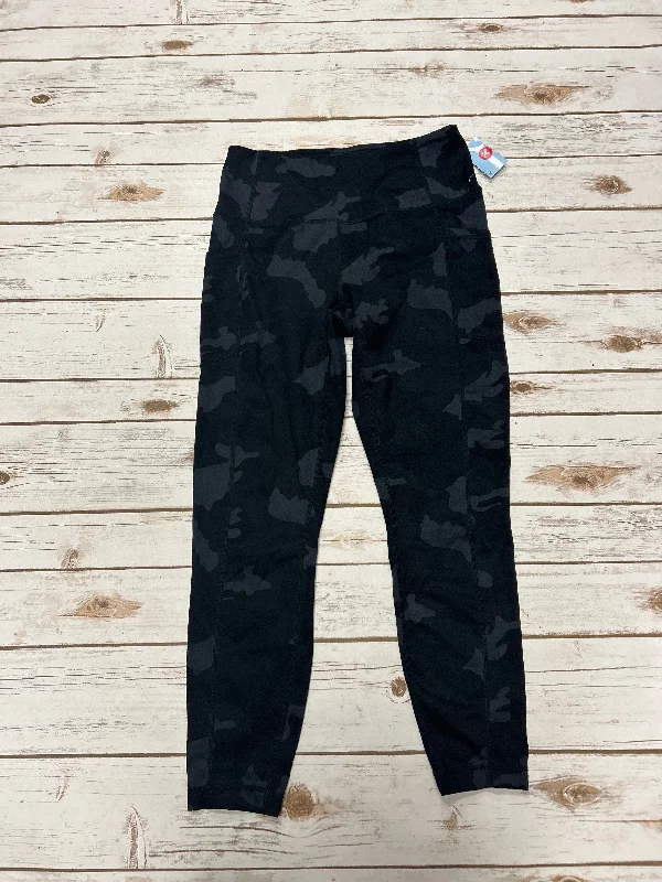 Athletic Leggings By Yogalicious In Camouflage Print, Size: M