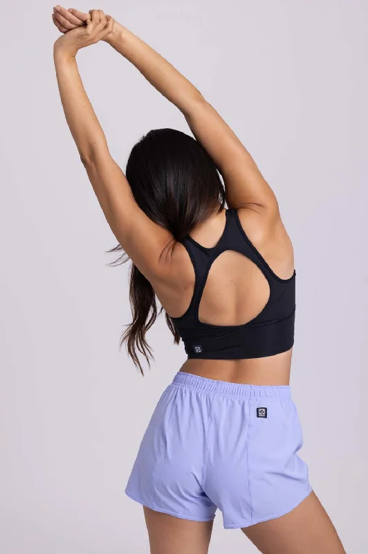 Janie 2.0 High Waisted Run Short - Lavender