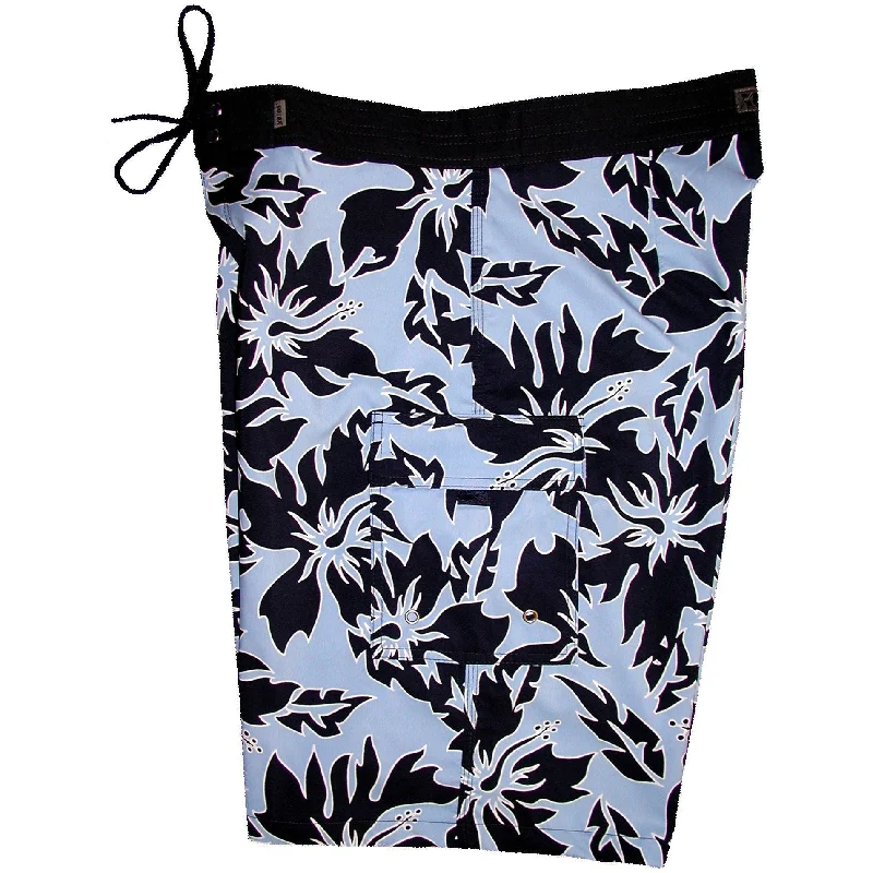 "Generally Electric" (Blue / Dark Navy) Boys + Girls Board Shorts. 8" Inseam / 18.5" Outseam *SALE*