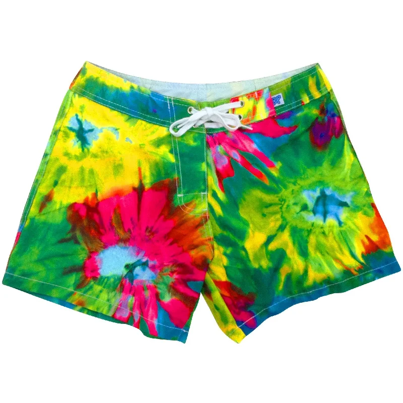 "Love 'n Haight" Tie Dye Board Shorts - Regular Rise / 5" Inseam