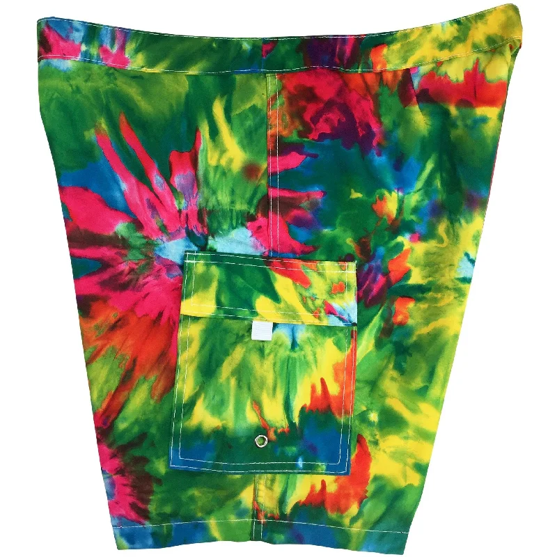 "Love N Haight" Tie Dye Womens Board/Swim Shorts - 11"