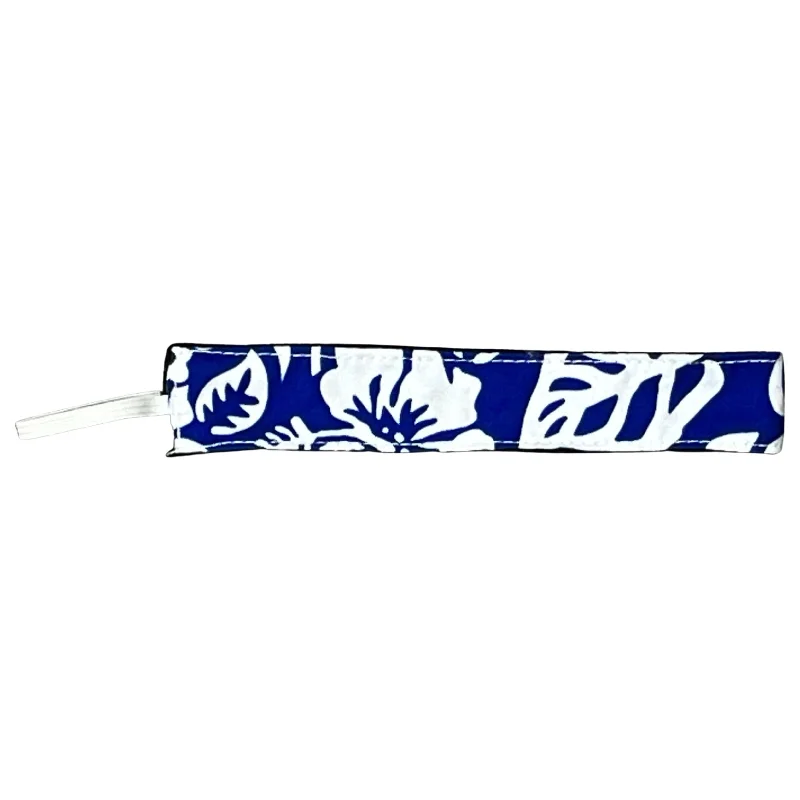 Sports outdoor style "Pure Hibiscus Too" Head Band (Royal)