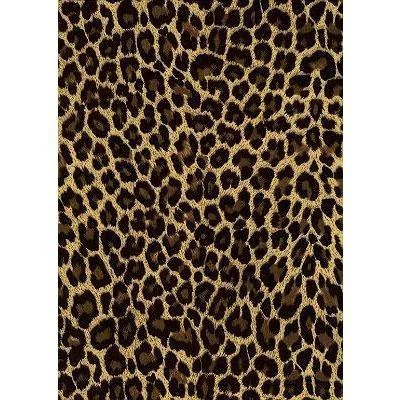 "Wild Weekend" Cheetah Print Board Shorts - Regular Rise / 5" Inseam (Brown)